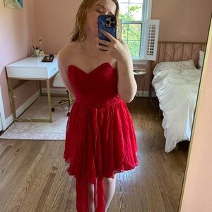 red summer/formal silk dress. super cute just too small :((( perfect for summer